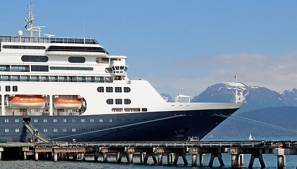 Alaska Cruise Line Docked photo